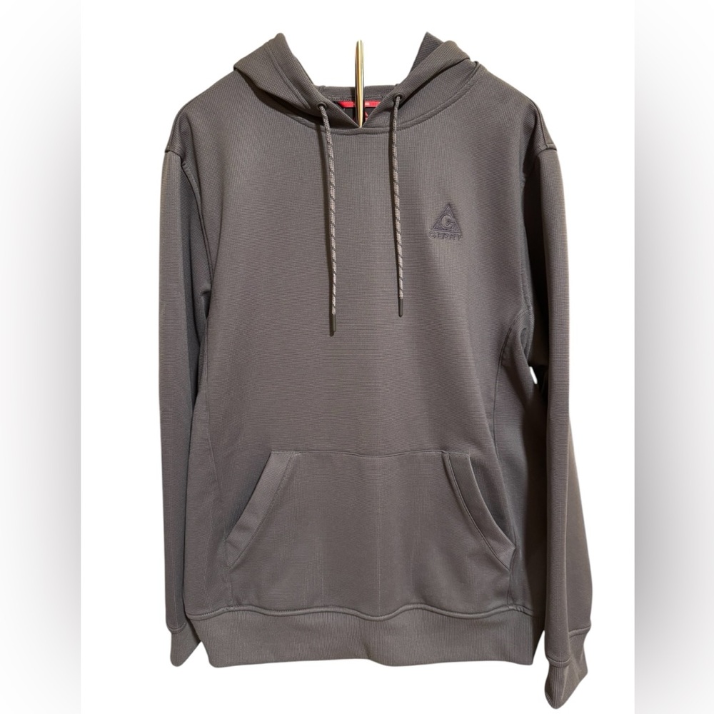 Gerry Gray Hoodie with Drawstrings and Kangaroo Pocket
